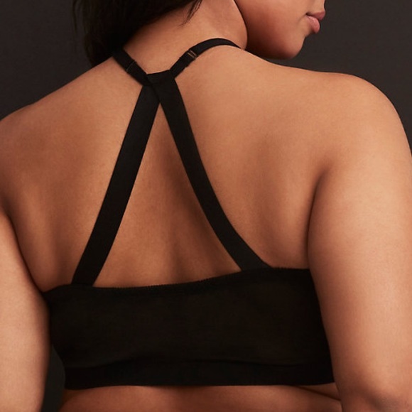 Torrid Sheer See through Mesh High Neck Bralette - Picture 4 of 6